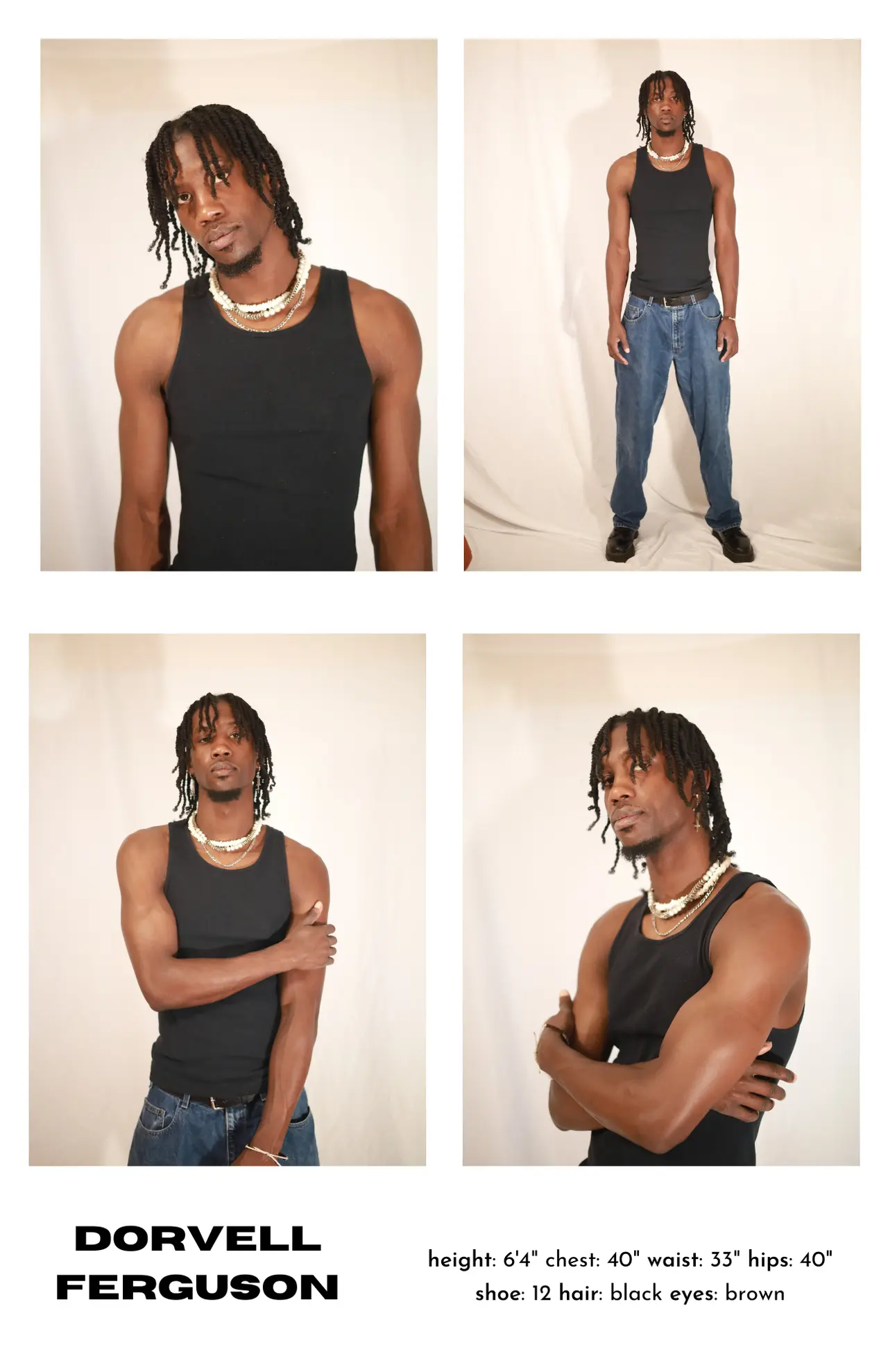 Dorvell Ferguson Jr. modeling — digitals