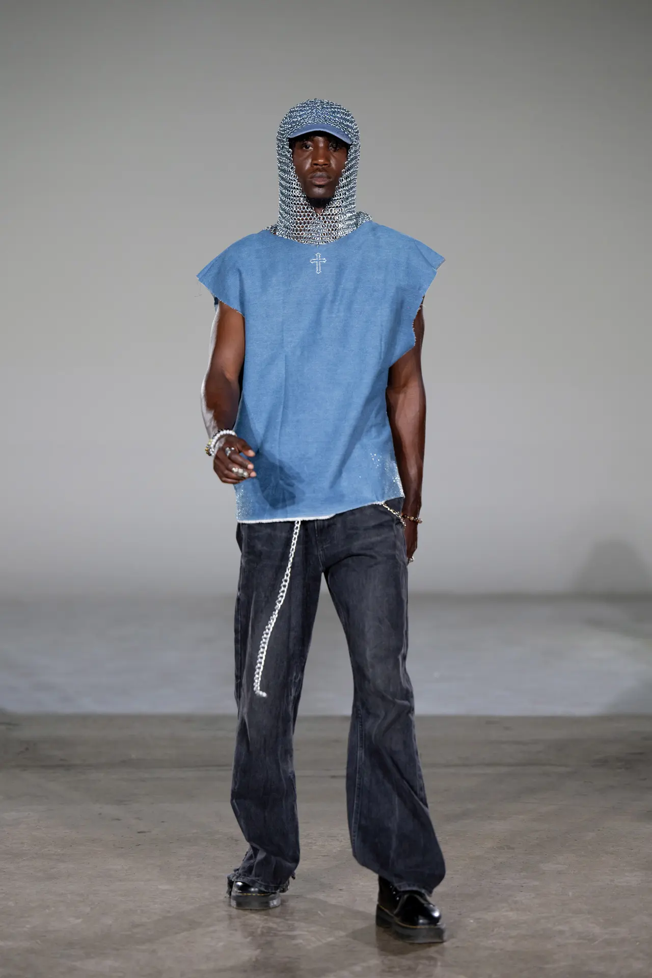 Dorvell Ferguson Jr. modeling — runway
